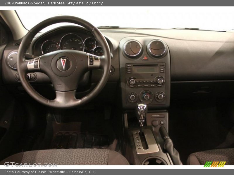 Dark Steel Gray Metallic / Ebony 2009 Pontiac G6 Sedan