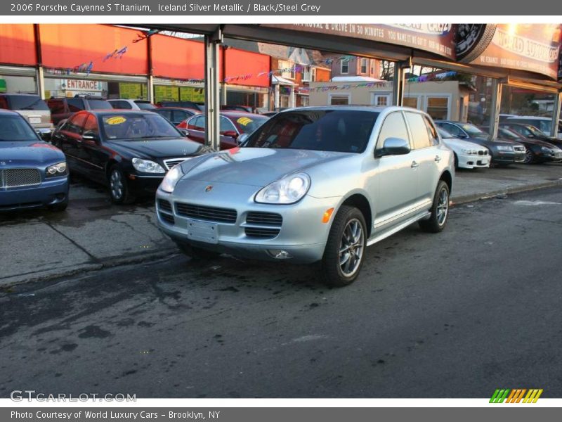 Iceland Silver Metallic / Black/Steel Grey 2006 Porsche Cayenne S Titanium