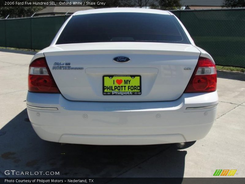 Oxford White / Shale Grey 2006 Ford Five Hundred SEL