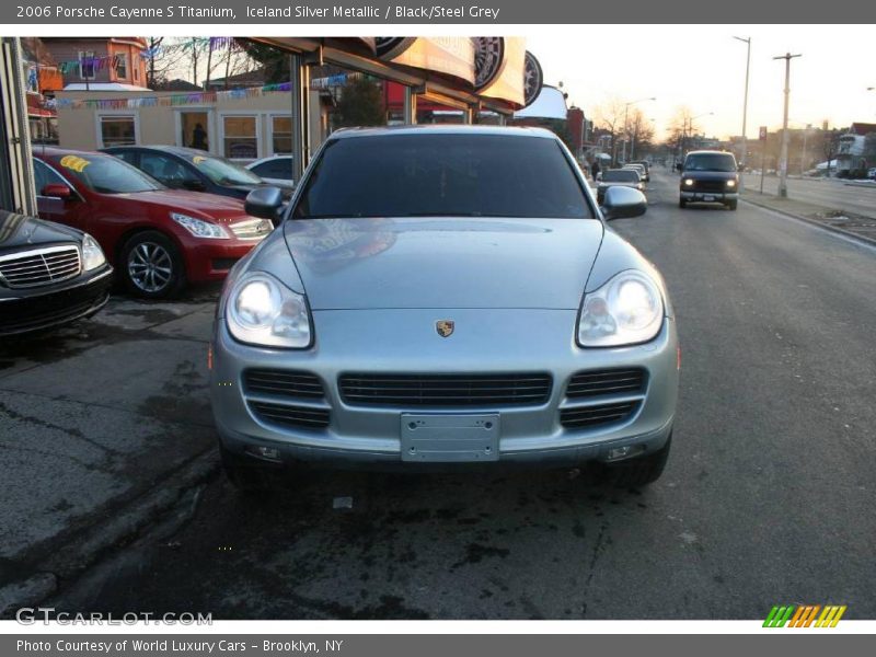 Iceland Silver Metallic / Black/Steel Grey 2006 Porsche Cayenne S Titanium
