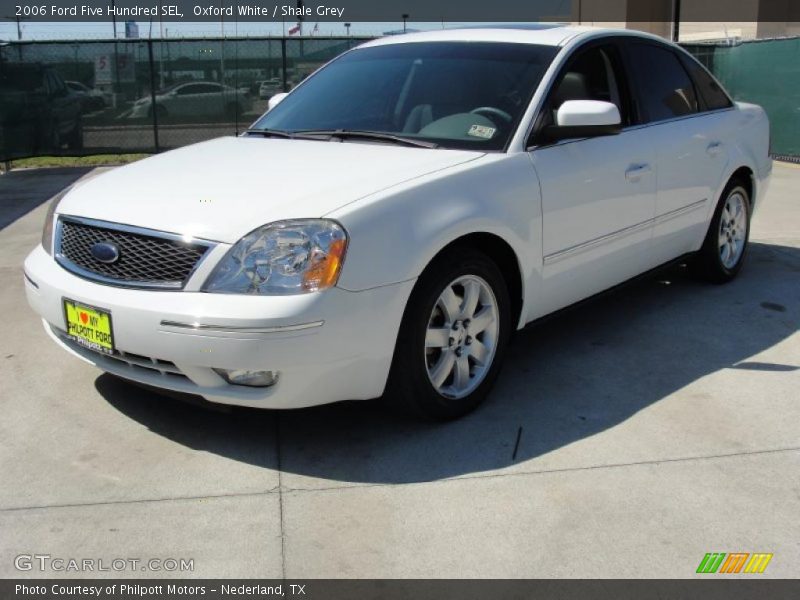 Oxford White / Shale Grey 2006 Ford Five Hundred SEL