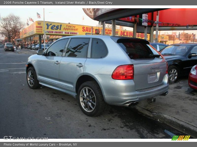 Iceland Silver Metallic / Black/Steel Grey 2006 Porsche Cayenne S Titanium