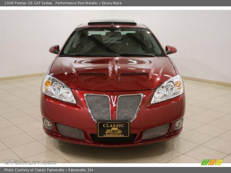 Performance Red Metallic / Ebony Black 2008 Pontiac G6 GXP Sedan