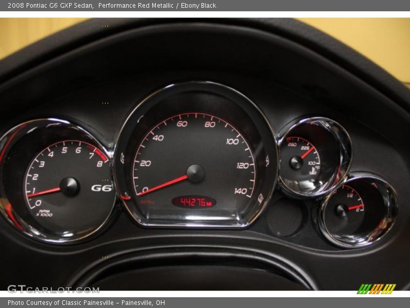  2008 G6 GXP Sedan GXP Sedan Gauges