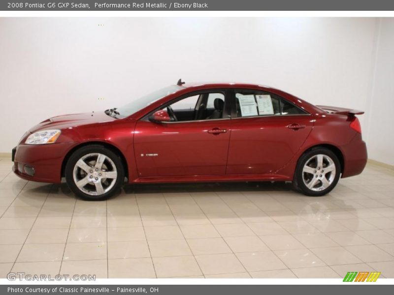 Performance Red Metallic / Ebony Black 2008 Pontiac G6 GXP Sedan