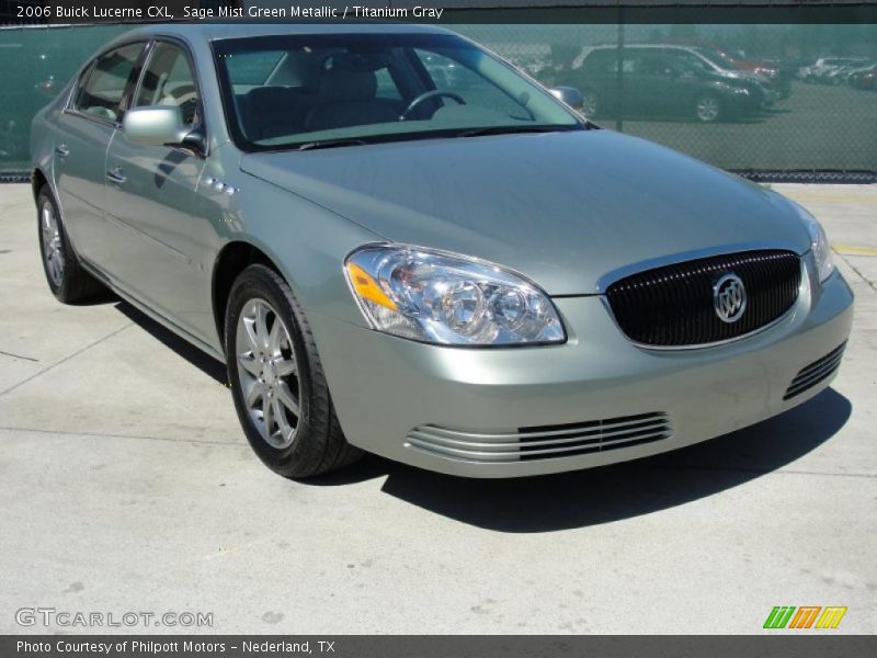 Sage Mist Green Metallic / Titanium Gray 2006 Buick Lucerne CXL