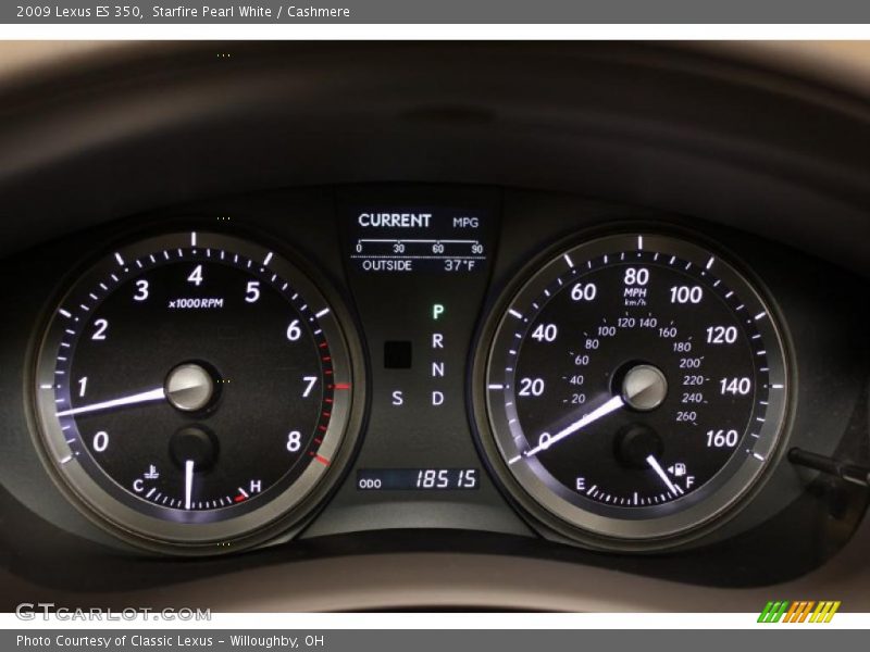 Starfire Pearl White / Cashmere 2009 Lexus ES 350
