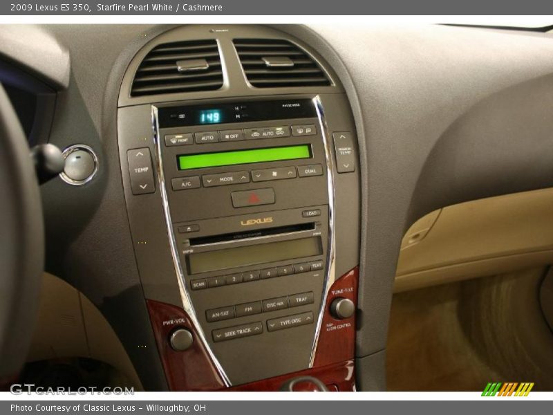 Starfire Pearl White / Cashmere 2009 Lexus ES 350