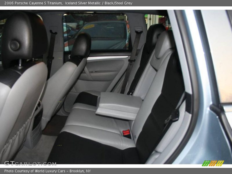 Iceland Silver Metallic / Black/Steel Grey 2006 Porsche Cayenne S Titanium
