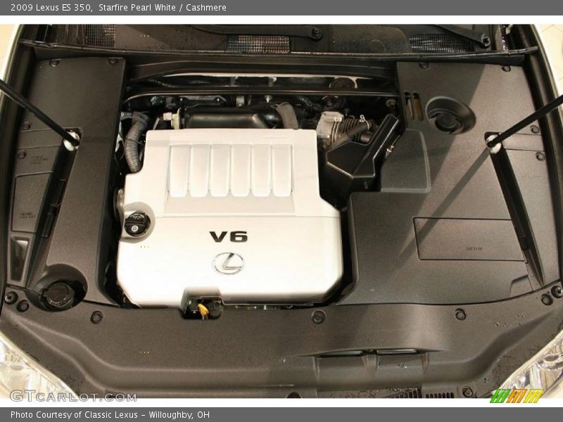 Starfire Pearl White / Cashmere 2009 Lexus ES 350