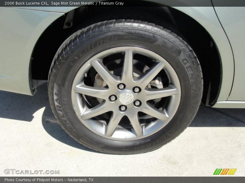 Sage Mist Green Metallic / Titanium Gray 2006 Buick Lucerne CXL