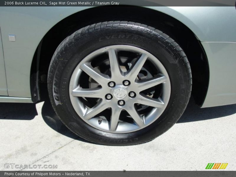 Sage Mist Green Metallic / Titanium Gray 2006 Buick Lucerne CXL