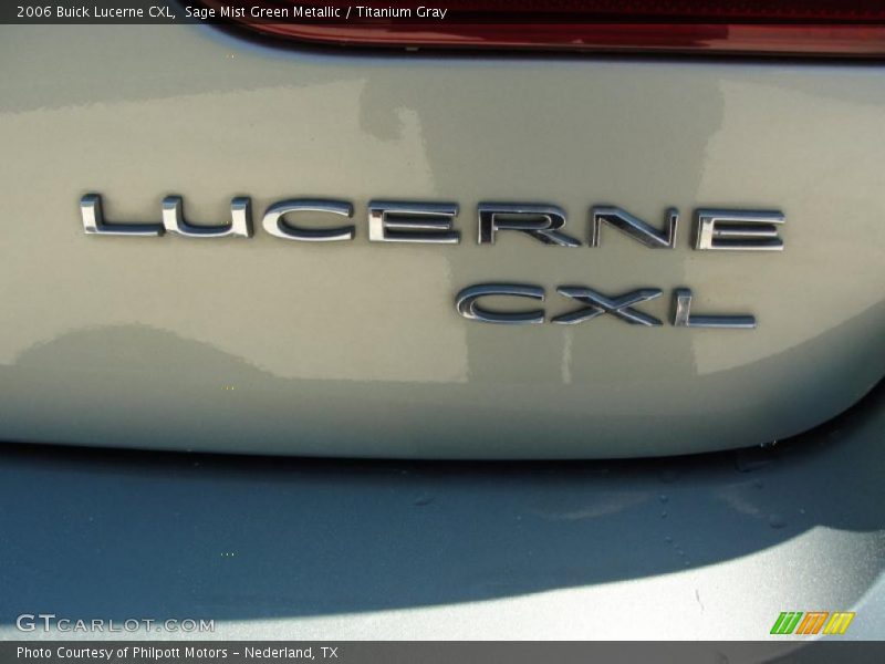 Sage Mist Green Metallic / Titanium Gray 2006 Buick Lucerne CXL