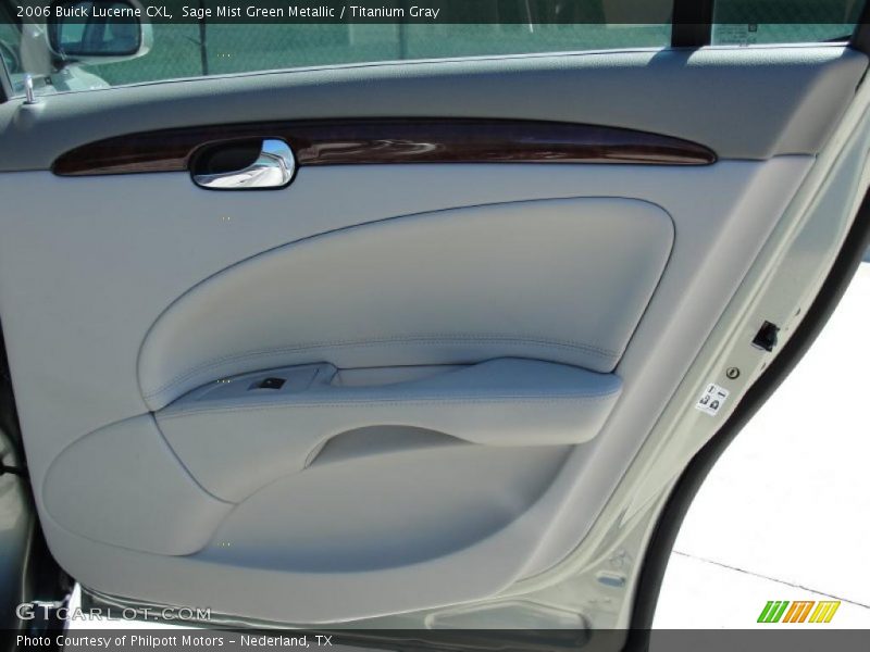 Sage Mist Green Metallic / Titanium Gray 2006 Buick Lucerne CXL