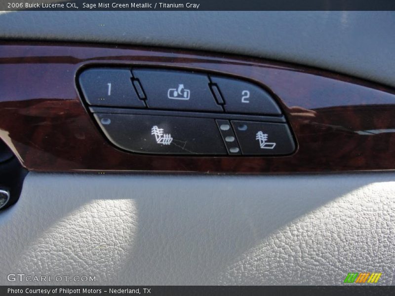 Sage Mist Green Metallic / Titanium Gray 2006 Buick Lucerne CXL