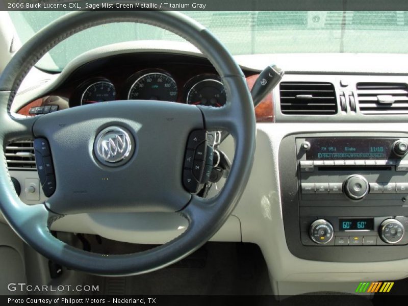 Sage Mist Green Metallic / Titanium Gray 2006 Buick Lucerne CXL