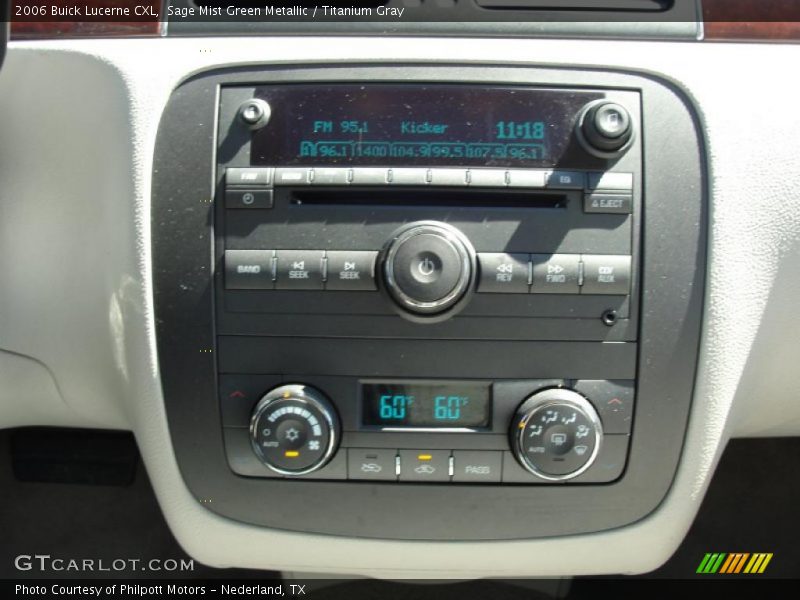 Sage Mist Green Metallic / Titanium Gray 2006 Buick Lucerne CXL