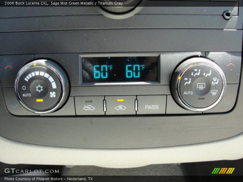 Sage Mist Green Metallic / Titanium Gray 2006 Buick Lucerne CXL