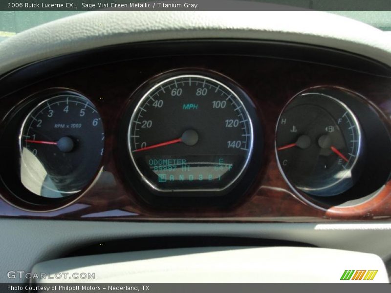 Sage Mist Green Metallic / Titanium Gray 2006 Buick Lucerne CXL