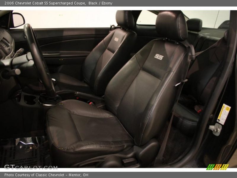  2006 Cobalt SS Supercharged Coupe Ebony Interior