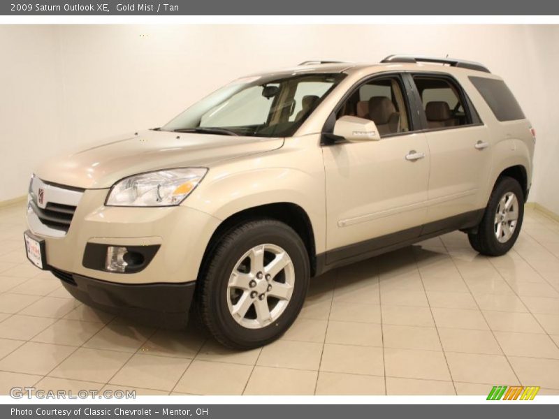 Gold Mist / Tan 2009 Saturn Outlook XE