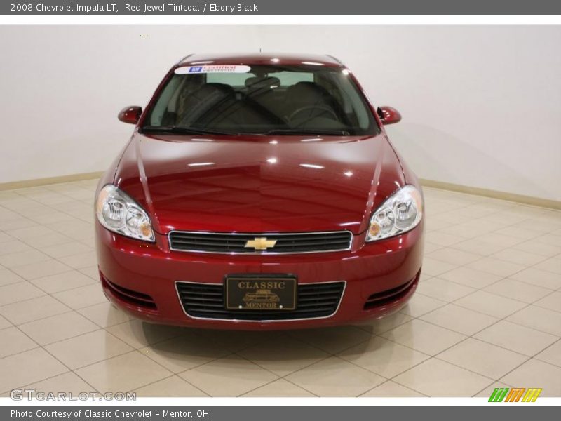 Red Jewel Tintcoat / Ebony Black 2008 Chevrolet Impala LT