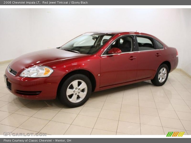 Red Jewel Tintcoat / Ebony Black 2008 Chevrolet Impala LT