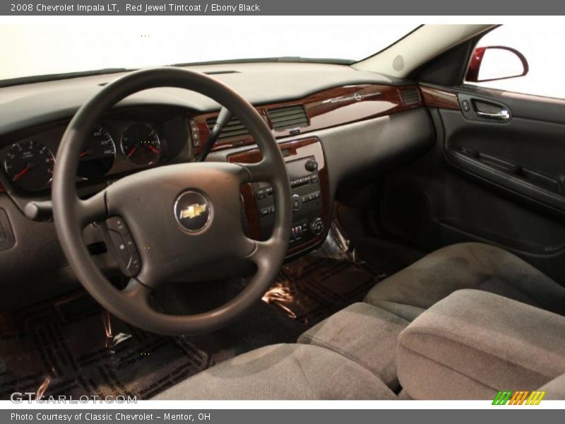 Red Jewel Tintcoat / Ebony Black 2008 Chevrolet Impala LT
