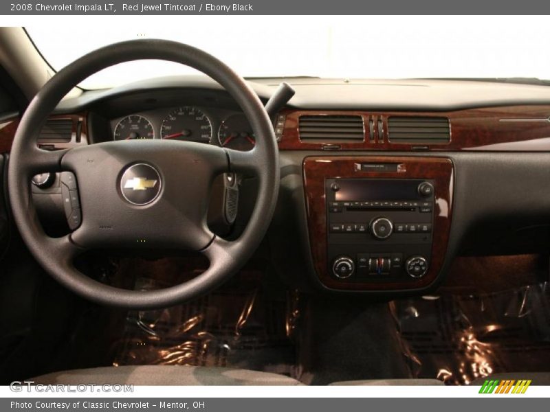 Red Jewel Tintcoat / Ebony Black 2008 Chevrolet Impala LT