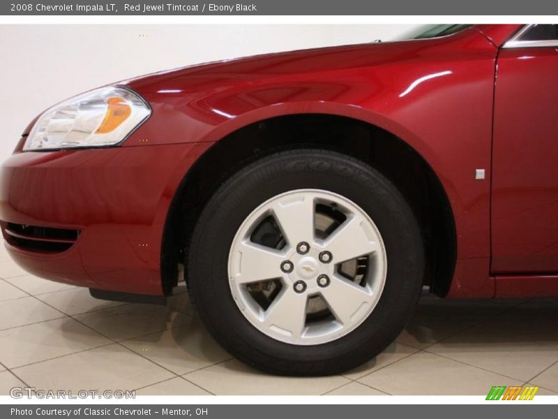 Red Jewel Tintcoat / Ebony Black 2008 Chevrolet Impala LT