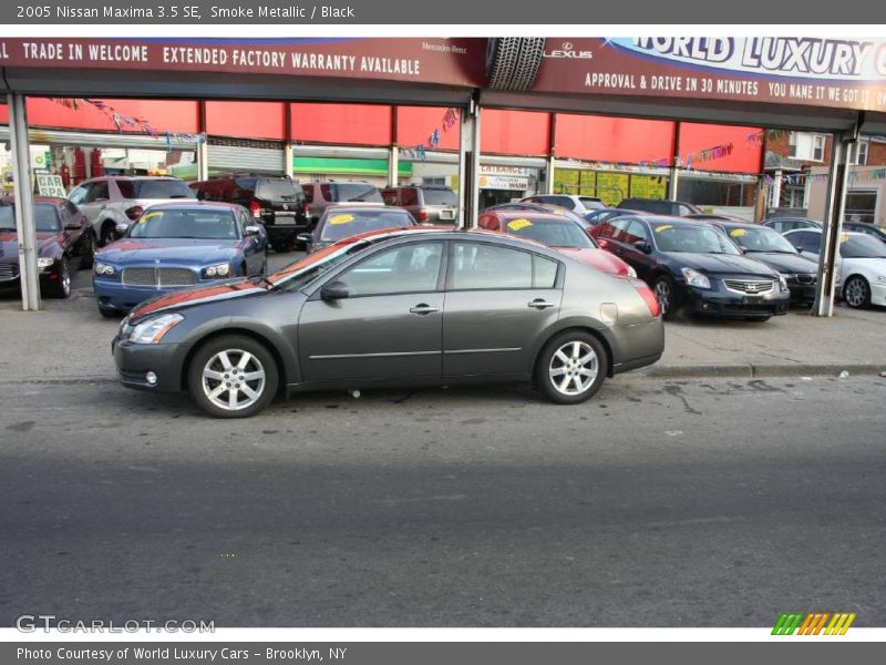 Smoke Metallic / Black 2005 Nissan Maxima 3.5 SE