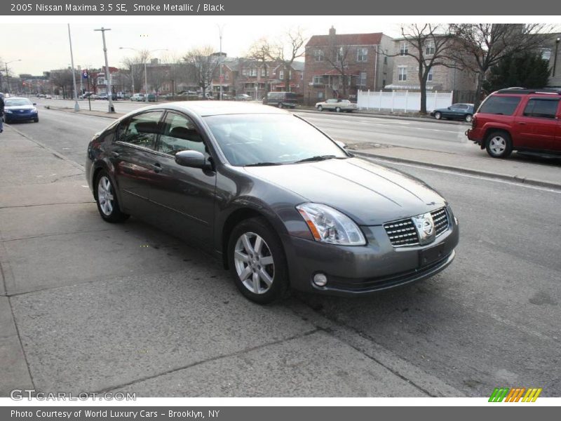 Smoke Metallic / Black 2005 Nissan Maxima 3.5 SE