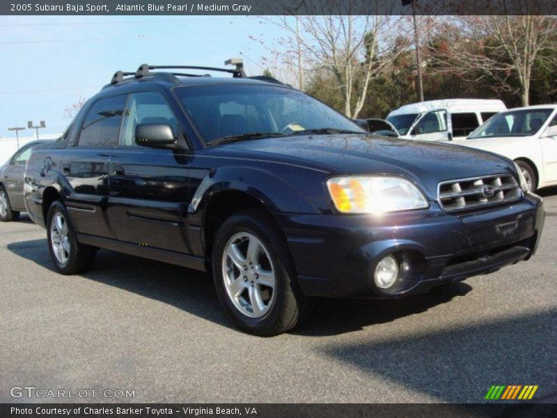 Atlantic Blue Pearl / Medium Gray 2005 Subaru Baja Sport