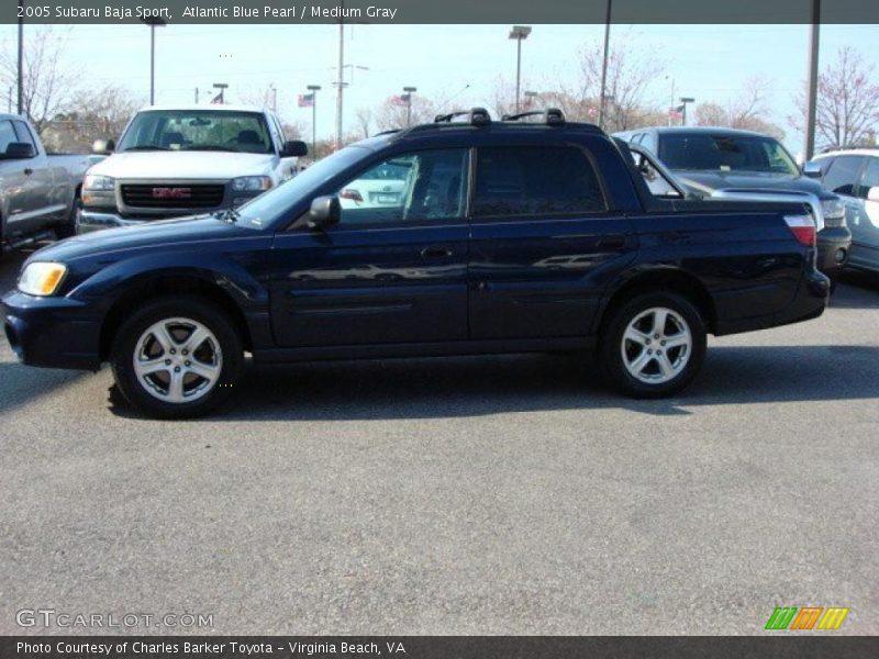 Atlantic Blue Pearl / Medium Gray 2005 Subaru Baja Sport