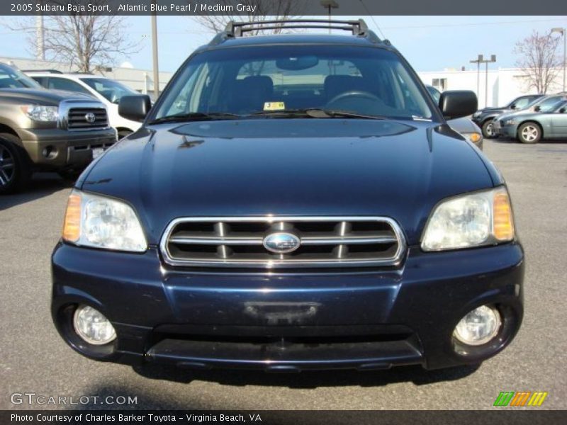 Atlantic Blue Pearl / Medium Gray 2005 Subaru Baja Sport