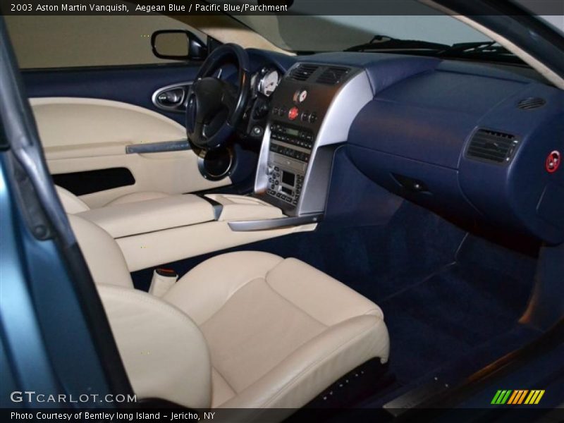  2003 Vanquish  Pacific Blue/Parchment Interior