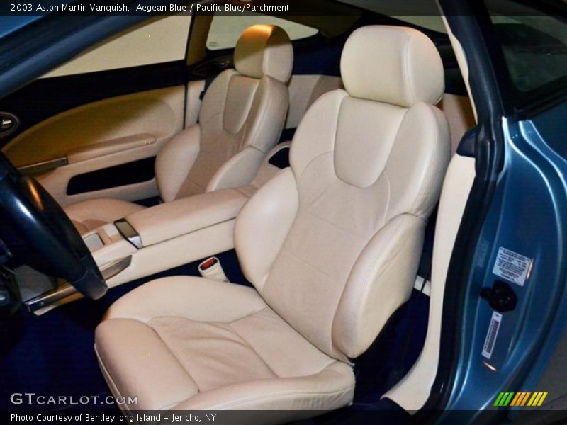  2003 Vanquish  Pacific Blue/Parchment Interior