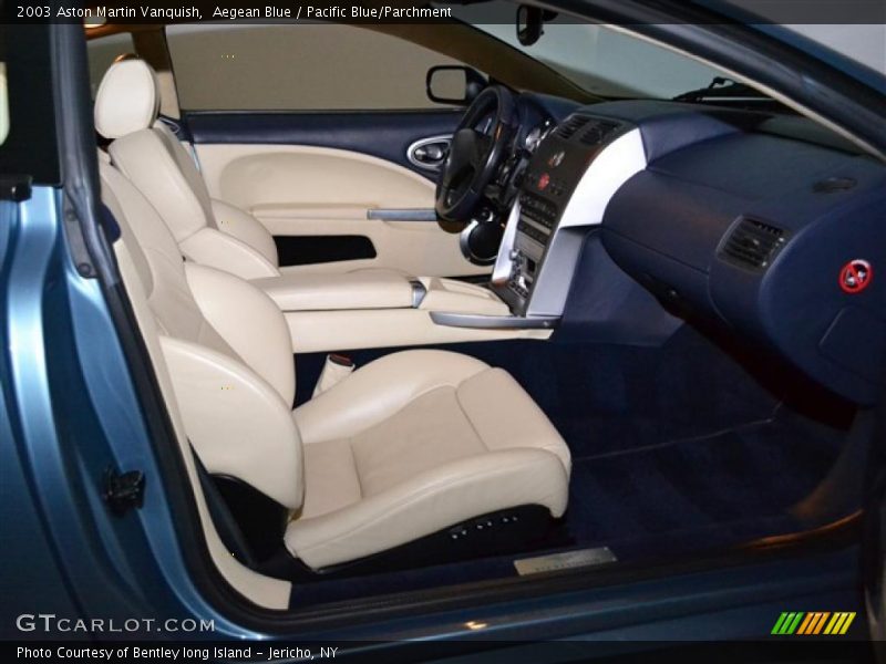  2003 Vanquish  Pacific Blue/Parchment Interior