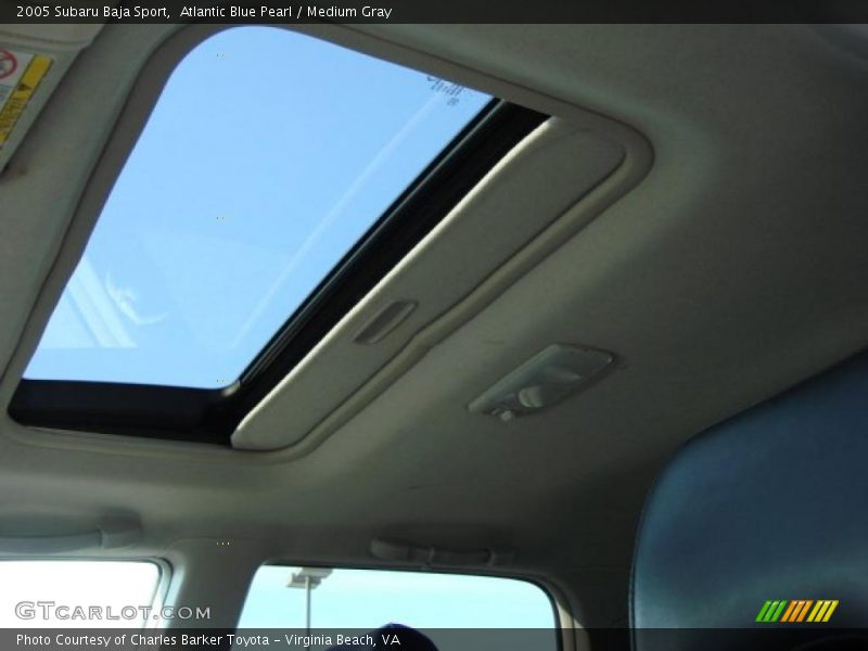 Atlantic Blue Pearl / Medium Gray 2005 Subaru Baja Sport