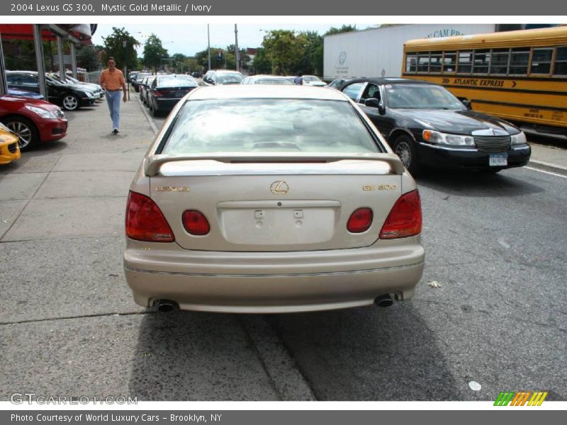 Mystic Gold Metallic / Ivory 2004 Lexus GS 300