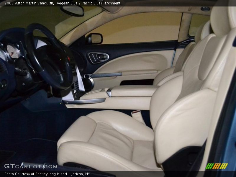  2003 Vanquish  Pacific Blue/Parchment Interior