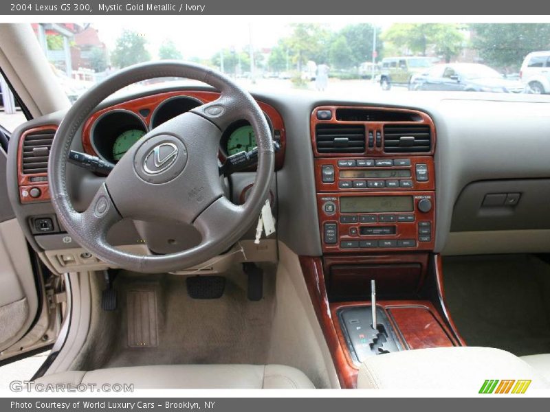 Mystic Gold Metallic / Ivory 2004 Lexus GS 300