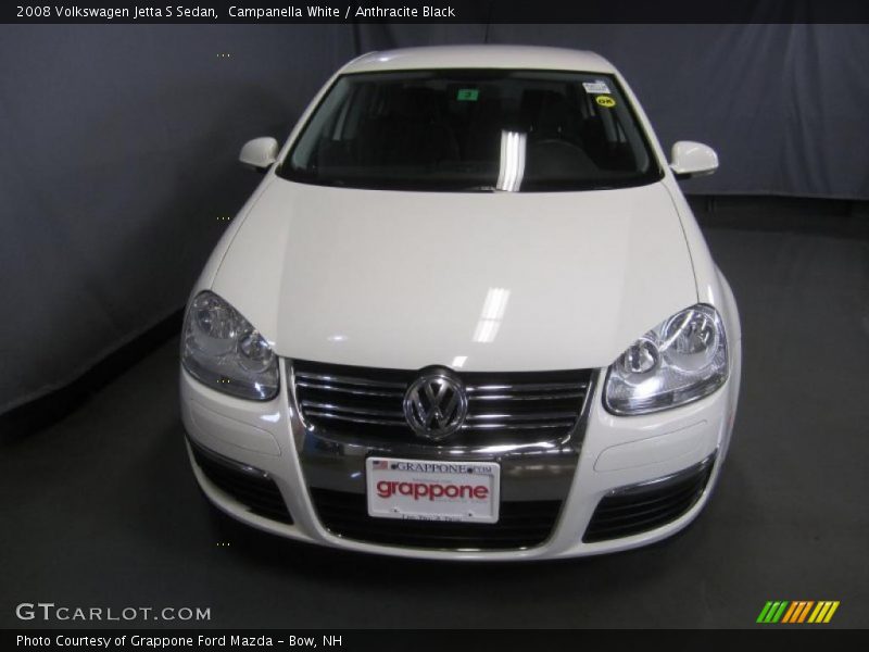 Campanella White / Anthracite Black 2008 Volkswagen Jetta S Sedan