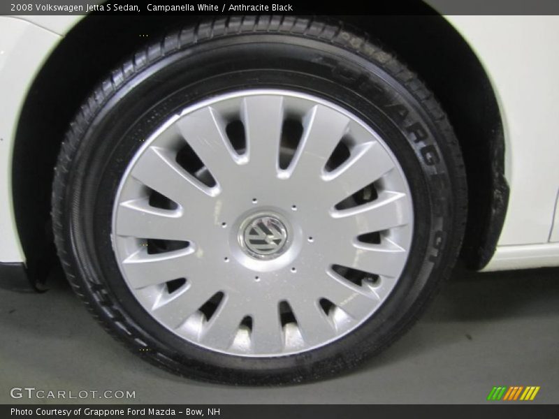 Campanella White / Anthracite Black 2008 Volkswagen Jetta S Sedan