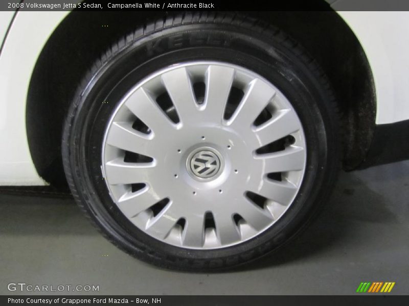 Campanella White / Anthracite Black 2008 Volkswagen Jetta S Sedan