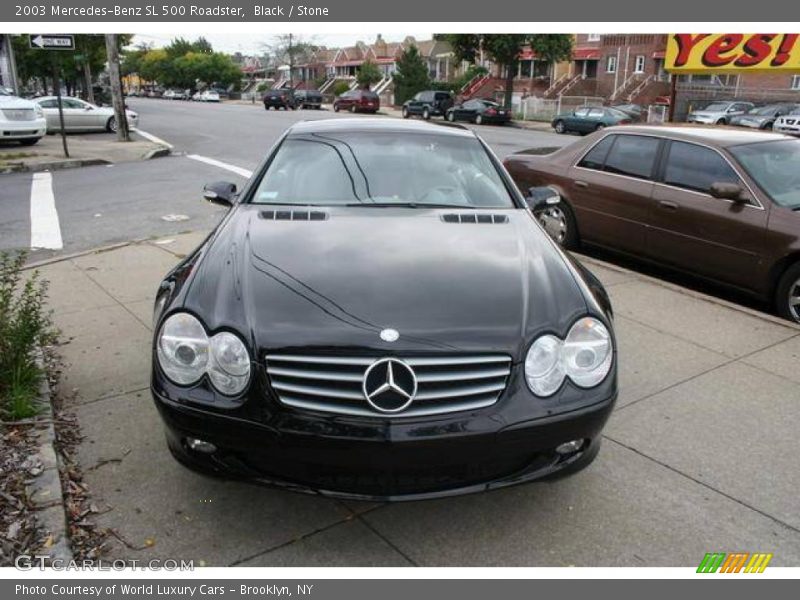Black / Stone 2003 Mercedes-Benz SL 500 Roadster