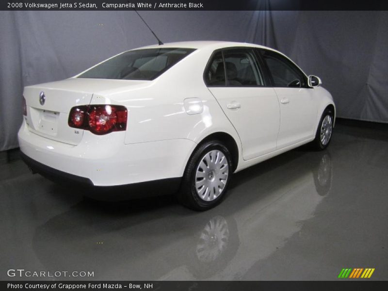 Campanella White / Anthracite Black 2008 Volkswagen Jetta S Sedan
