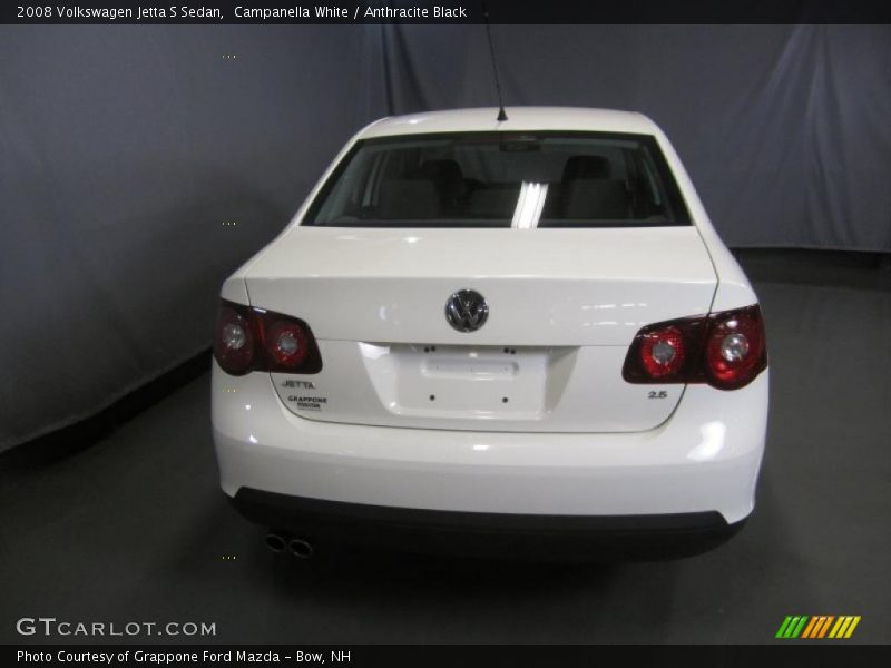 Campanella White / Anthracite Black 2008 Volkswagen Jetta S Sedan