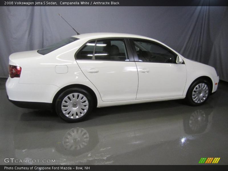Campanella White / Anthracite Black 2008 Volkswagen Jetta S Sedan