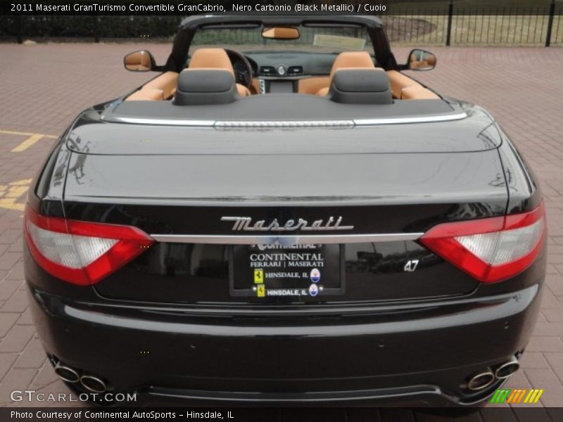 Nero Carbonio (Black Metallic) / Cuoio 2011 Maserati GranTurismo Convertible GranCabrio
